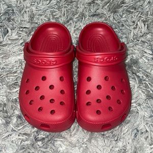 Red Crocs